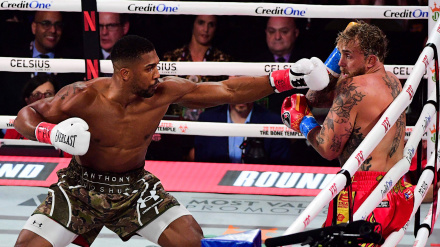 Jake Paul se enfrentó a Anthony Joshua, ex campeón de los pesos pesados.