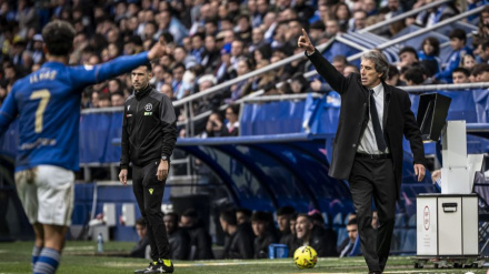 Almada en su estreno en el Tartiere