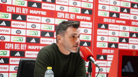 Adrián Colunga, entrenador del Real Murcia