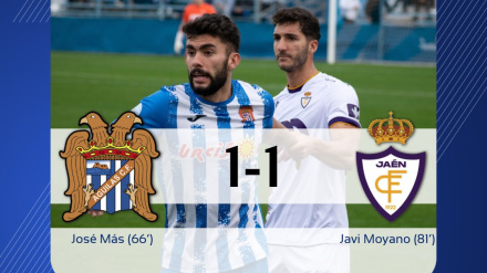 Aguilas FC empató 1-1 contra el Real Jaén