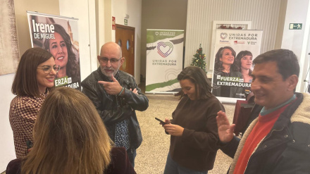 Unidas Podemos afronta la noche electoral con esperanza desde Extremadura