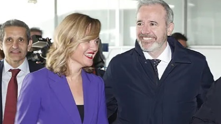 Pilar Alegría y Jorge Azcón en una foto de archivo.