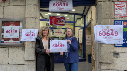 La Lotería de Navidad reparte suerte en Cantabria con dos quintos premios