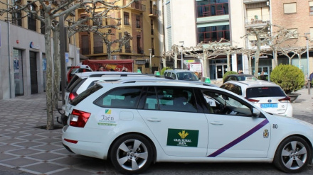 Para de taxis en Jaén