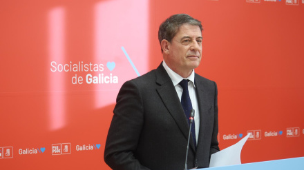 Imagen de archivo de una comparecencia de Gómez Besteiro