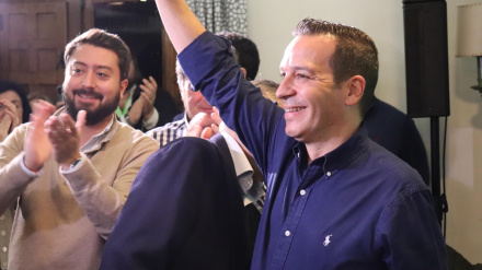 El candidato de VOX a la Junta de Extremadura, Óscar Fernández Calle