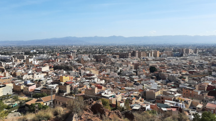 Panorámica del casco urbano de Lorca desde su castillo