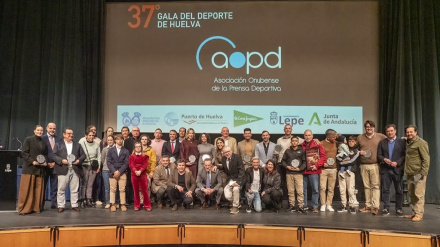 Galardonados en la 37ª Gala del Deporte de Huelva