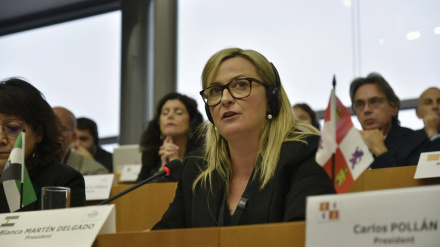 01/12/2023 La presidenta de la Asamblea de Extremadura, Blanca Martín, en la Asamblea Plenaria de la CalrePOLITICA EXTREMADURA ESPAÑA EUROPA BADAJOZASAMBLEA DE EXTREMADURA