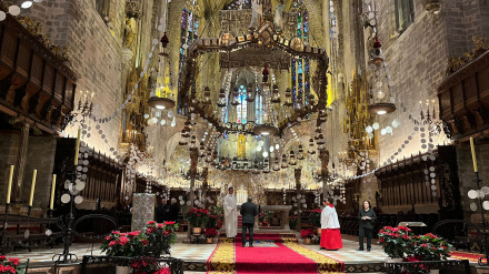 Imagen del interior de la Catedral de Mallorca