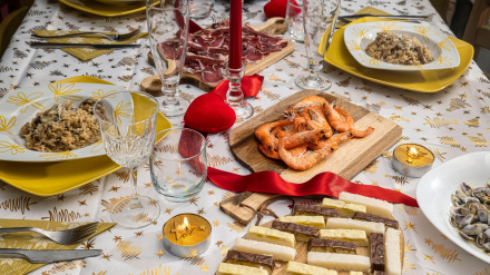 Foto recurso mesa Navidad