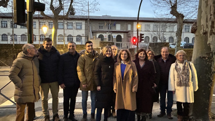 Pilar Alegría en Jaca