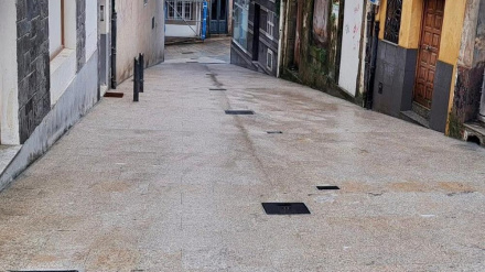 Una de las zonas en la calle que acaba de ser renovada