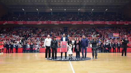 Sadiel Rojas recibió su homenaje