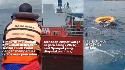 Búsqueda desaparecidos en Indonesia