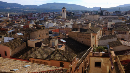 Imagen de la localidad de Montblanc, donde la banda cultivaba la marihuana en dos locales ubicados en la localidad