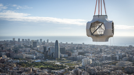 La Sagrada Familia de Barcelona coloca el núcleo de la torre de Jesucristo.REMITIDA / HANDOUT por JOSEP DAUDE/SAGRADA FAMILIAFotografía remitida a medios de comunicación exclusivamente para ilustrar la noticia a la que hace referencia la imagen, y citando la procedencia de la imagen en la firma07/11/2025