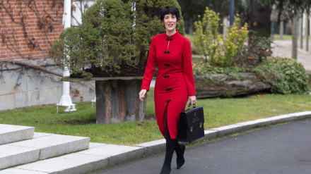 La ministra de Seguridad Social, Elma Saiz