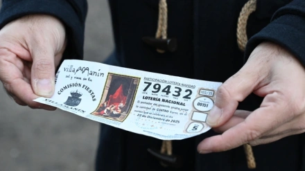 Participación del Gordo vendida por la Asociación de Festejos de Villamanín