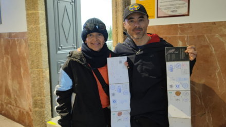 Luz y Eduard completaron el camino por primera vez este comienzo de año