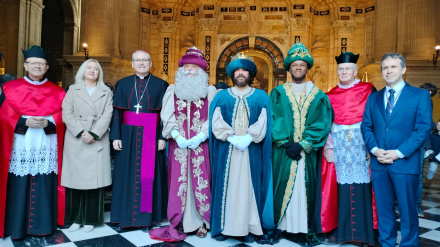 Recepción de los Reyes Magos en la Catedral de Jaén