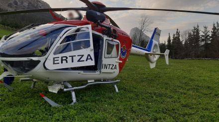 Helicóptero de la Ertzaintza