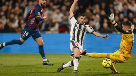 Imagen del Castellón-Huesca del sábado