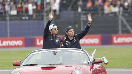 Verstappen y Checo Pérez