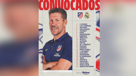 Convocatoria del Atlético para la Supercopa