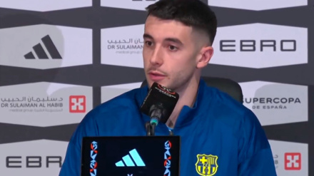 Joan García, en rueda de prensa