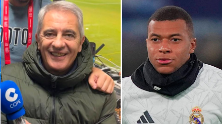 Manolo Lama y Kylian Mbappé