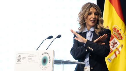 La ministra de Trabajo, Yolanda Díaz