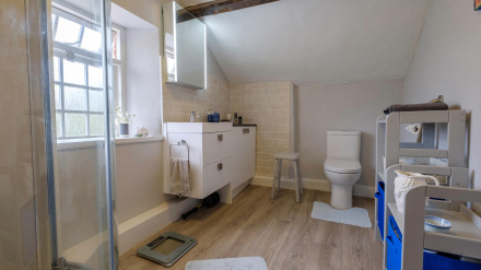 Interior de un baño