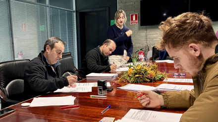 Firma de los bomberos del Plan Infoex