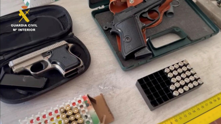 Armas incautadas en la Operación Kernen en la comarca cacereña de La Vera