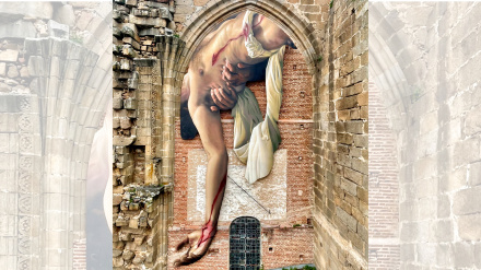 El Descendimiento de Brea, nominado a mejor mural del mundo de 2025