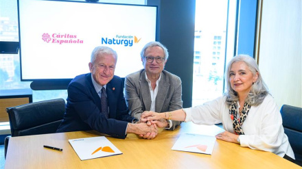 Renovación colaboración Fundación Naturgy y Cáritas