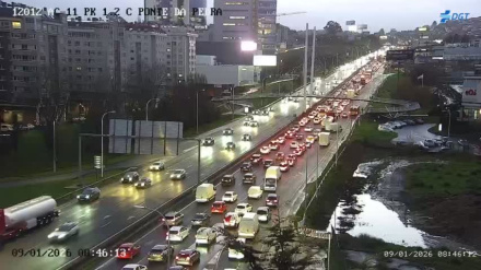 Tráfico colapsado en Alfonso Molina por los accidentes