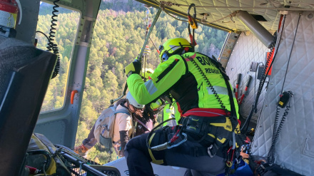 Rescate con el Helicóptero