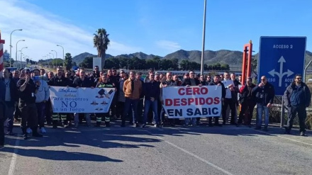 Concentración de trabajadores en SABIC
