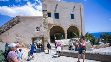 Imagen de archivo del interior del Castillo de Santa Bárbara