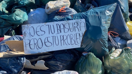 Basuraleza recogida en el entorno de El Vivero