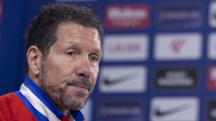 Diego Pablo Simeone, en rueda de prensa