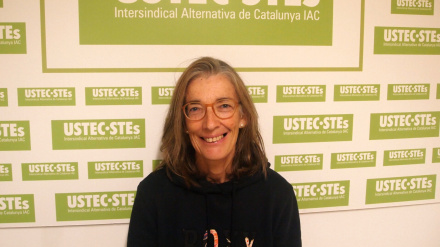 Rosa Aguilà - portaveu USTEC Lleida