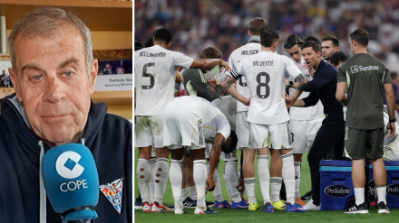 Tomás Guasch ironiza sobre los "brotes verdes" del Real Madrid tras perder la Supercopa