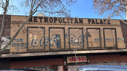 Grafitis en el Metropolitan