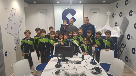 Luis Amigó ha estado en el estudio de COPE Navarra tras ganar el Interescolar de Osasuna