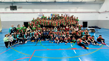 Foto de familia a la finalización del acto