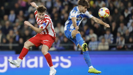 Julián Álvarez y Altimira en el Deportivo de la Coruña - Atlético de Madrid
