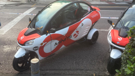 Minit aparcado en Cáceres